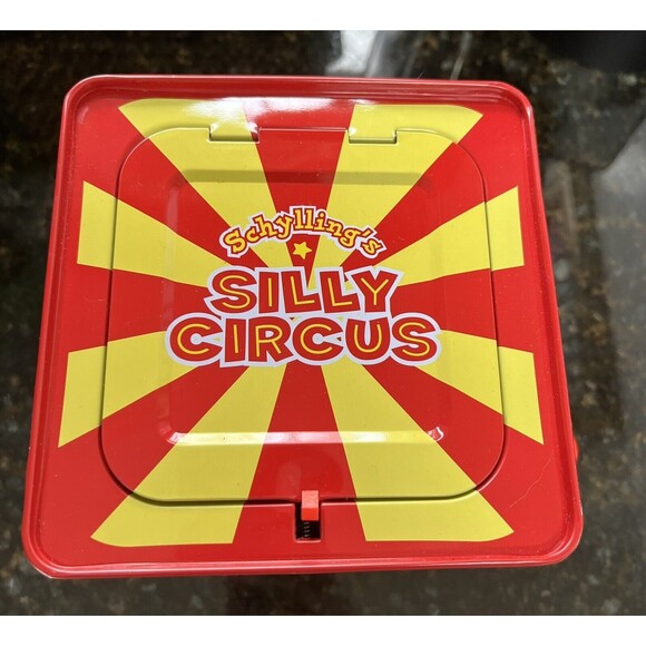 New 2011 Schylling's Silly Circus Jack in the Box Musical Metal Child Toy Animal - Picture 5 of 8